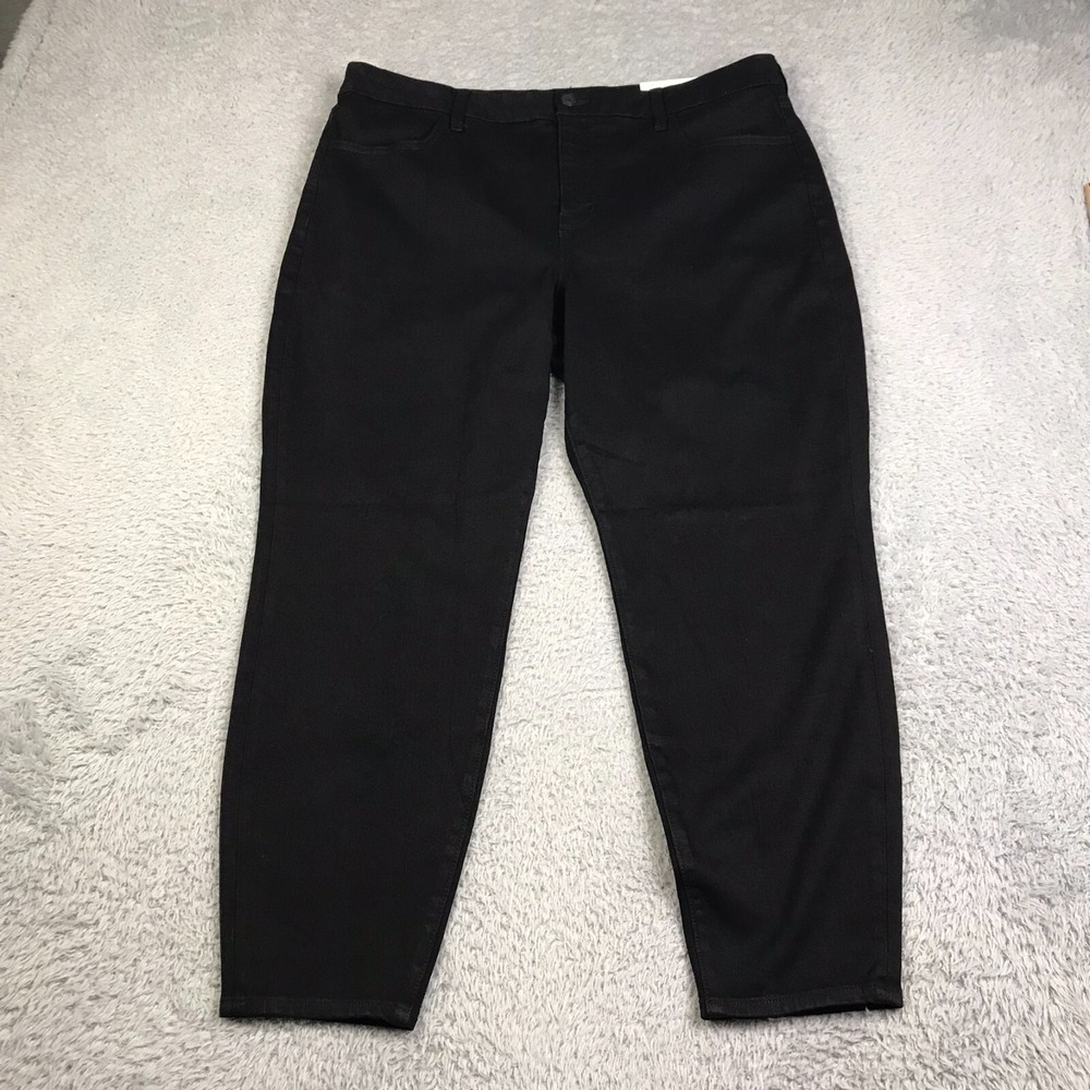 American Eagle Jeans Womens 18 Short (38x26) Black Curvy High-Rise‎ Jegging NEW